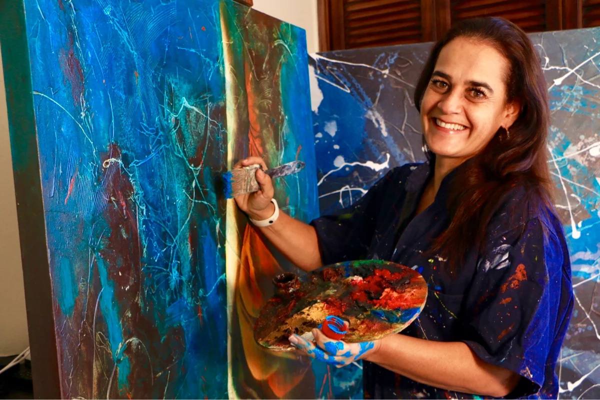 Homenaje a los 40 años de vida artística de la docente María del Pilar Gómez